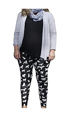 CPC Dog Pattern Leggings - Small
