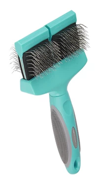 Groomer Essentials Flexible Slicker Brush - Double/Soft 2 Groomer Essentials Flexible Slicker Brush - Double/Soft