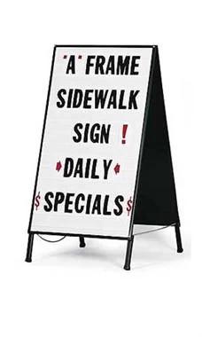 Changeable-Lettering A-Frame Sign