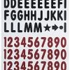 Springer Sidewalk Sign Letters & Numbers Set