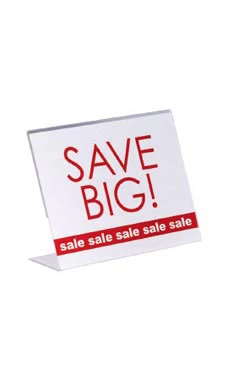 7 X 5 ½ Inch Single Sided Acrylic Sign Holder