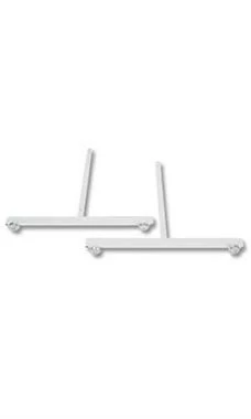 White Wire Grid Display Legs 3 White Wire Grid Display Legs