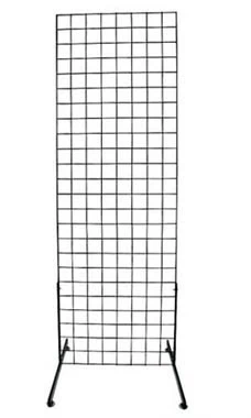 2 X 6 Foot Black Standing Grid Screen