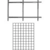2 X 4 Foot Chrome Wire Grid Panel