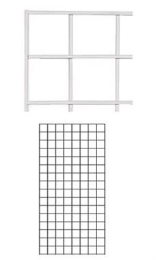 2 X 4 Foot White Wire Grid Panel