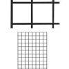 2 X 4 Foot Black Wire Grid Panel -Pet Grooming Tools 40137