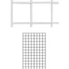 2 X 5 Foot White Wire Grid Panel