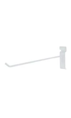 12 Inch White Peg Hook For Wire Grid