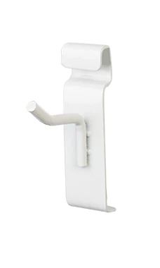 2 Inch White Peg Hook For Wire Grid