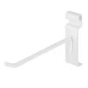 6 Inch White Peg Hook For Wire Grid