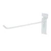 10 Inch White Peg Hook For Wire Grid 1 10 Inch White Peg Hook For Wire Grid -Pet Grooming Tools 40305