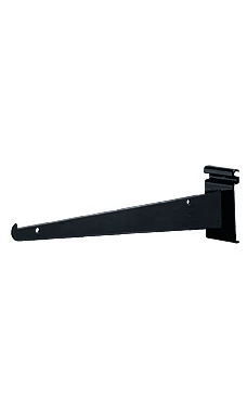 12 Inch Black Metal Shelf Brackets For Wire Grid