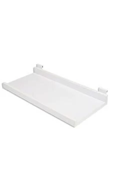 White Melamine Shelf Kit For Wire Grid