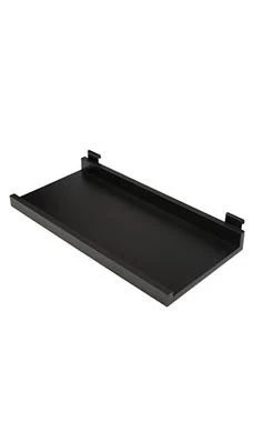 Black Melamine Shelf Kit For Wire Grid