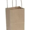 Small Natural Kraft Paper Shopping Bags - Case Of 250