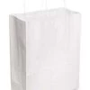 X-Large (Traveler) White Kraft Paper Shopping Bags - Case Of 250