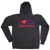 Love Groomers Hoodie- XLarge -Pet Grooming Tools lg hoodie front l